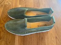 Deerberg Espandrille Eiske Schuhe Leder grün 41 TOP weich Slipper Bayern - Benediktbeuern Vorschau