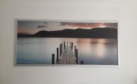 Wandbild mit Rahmen - Steg am See | 200 x 90 cm Niedersachsen - Braunschweig Vorschau