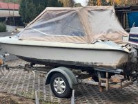 Boot Fletcher , 70ps Evenrude Trailer mit Papiere Motor läuft Brandenburg - Heidesee Vorschau