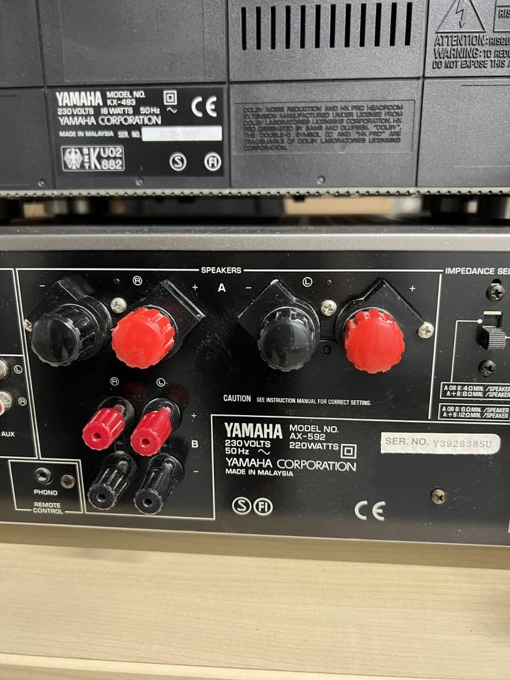 Yamaha HiFi Anlage KX-493 CDX-593 AX-592 TX-492 in Berlin