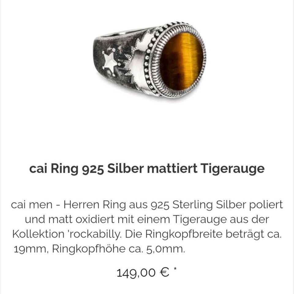 Cai Herren Ring 