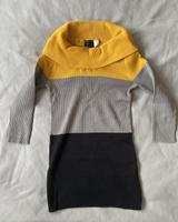 Strick Pullover Carmenausschnitt gelb grau schwarz Blockstreifen Nordrhein-Westfalen - Odenthal Vorschau