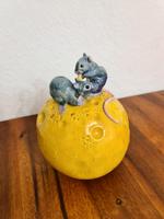 Keramik Mäuse Käse Figur Käsemond Mausfigur Deko Mäusefigur Bayern - Kempten Vorschau