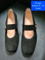 Damen Schuhe Pumps gr. 5 1/2 Schwarz Samt Bayern - Medlingen Vorschau