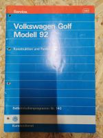 VW Selbststudienprogramm 140 - Volkswagen Golf Modell 92 Baden-Württemberg - Sonnenbühl Vorschau