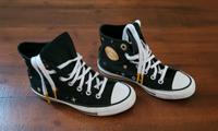 Converse Chucks black / thriftshop yellow Gr 36 sehr gut Sachsen-Anhalt - Schönebeck (Elbe) Vorschau
