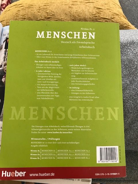 Menschen A1.2 - Arbeitsbuch & Kursbuch - Deutsch als Fremdsprache in München