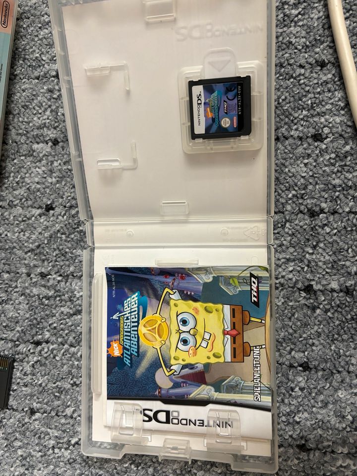 Nintendo DS - 3 Spiele - Spongebob - Star Fox - Colorcross in Pulheim