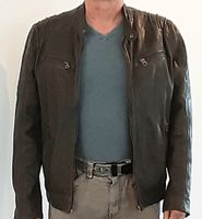 Herren Leder Jacke Gipsy Gr. L grau-taupe Rheinland-Pfalz - St Katharinen Vorschau