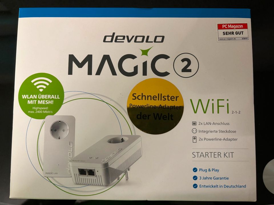Devolo Magic 2 Starter Kit Netzwerk Steckdose in Zeithain