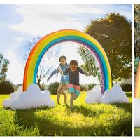 Regenbogen aufblasbar Sprinkleranlage Wasser Spielzeug Saarland - Schwalbach Vorschau