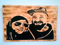 Dein Bild/Portrait in Holz gebrannt, Personalisiert, Geschenkidee Baden-Württemberg - Tannhausen Vorschau