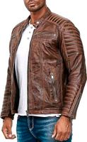 Lederjacke/ Bikerjacke echt Leder/ ... Nordrhein-Westfalen - Ennepetal Vorschau