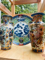Chinesische 2 Vasen und 1 Teller Hessen - Wiesbaden Vorschau