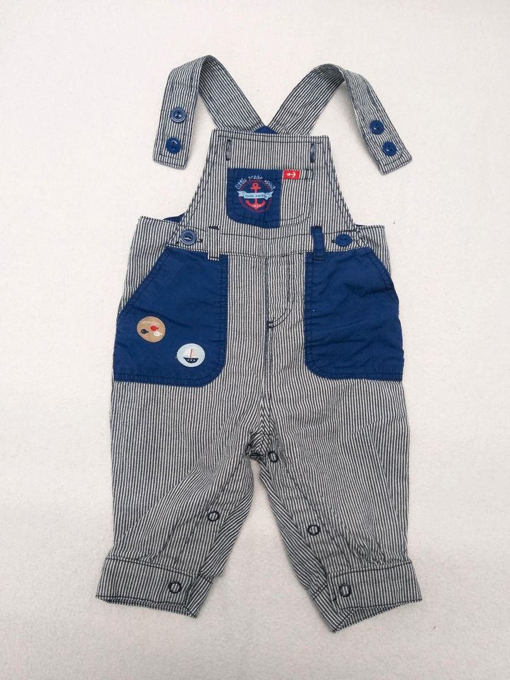 Latzhose Baby Gr. 56/62 Baby club Junge blau maritim in Bretzfeld