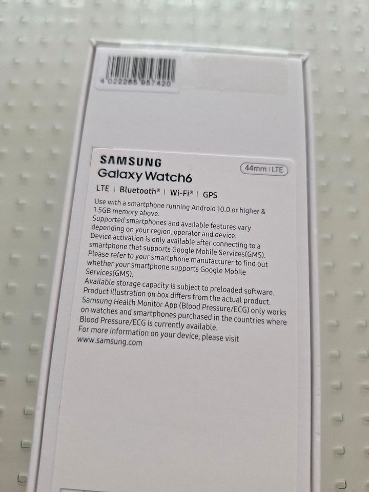 Samsung Galaxy Watch 6, 44mm, LTE, Graphite, NEU in Dresden