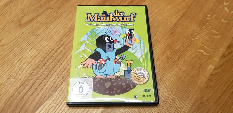 6 Episoden Der Maulwurf und seine Abenteuer als Gärtner DVD in Leipzig