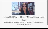 Lana del Rey Ticket, I-Festival, 04.06.2024 Mailand Berlin - Neukölln Vorschau