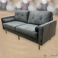 Inkl. Lieferung Sofa NEU Samt 2 Sitzer Couch Eckcouch Ecksofa Berlin - Reinickendorf Vorschau