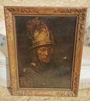 Gemälde Porträt Rembrandt Ritter Leinwand Goldhelm antiker GOLDRA Brandenburg - Schöneiche bei Berlin Vorschau