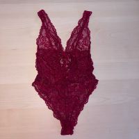 Lingerie Body mit V-Ausschnitt und Bindung Rosa/Rot - XS Baden-Württemberg - Freiburg im Breisgau Vorschau