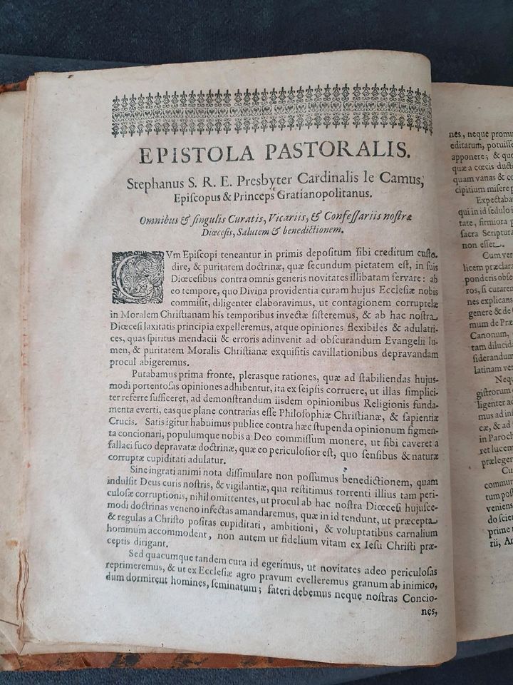 Buch Theologia Moralis Colonia 1706 Latein in Leverkusen
