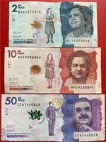 Kolumbien Columbia 2000/10000/50000 Pesos Banknoten 2015 Lübeck - St. Lorenz Nord Vorschau