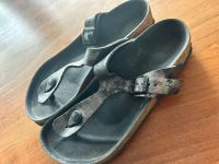 Birkenstock  Gizeh 38 schmal metallic Hessen - Solms Vorschau