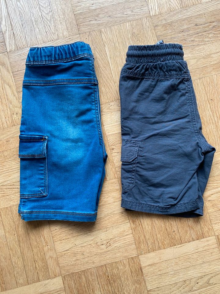 Shorts/kurze Hose - blau/grau - topomini - Gr.92 in Wentorf