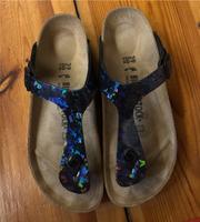 Birkenstock Gizeh BS hologram Black Top Zustand! Berlin - Wilmersdorf Vorschau