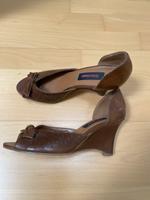 Graceland Schuhe Damen Gr. 39 Mokka Wedges Peep Toe Nordrhein-Westfalen - Langenfeld Vorschau