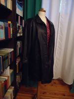 vintage 90er Jacke 42/44/XL schwarz Leder Mantel Monte Pelle Leipzig - Plagwitz Vorschau