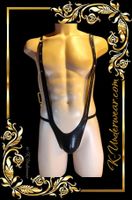 Sexy Men Bodysuit PU Leather Adjustable Underwear T-Back Hessen - Lampertheim Vorschau
