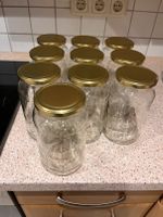 10x Vorratsgläser 1l Glas Niedersachsen - Nienstädt Vorschau