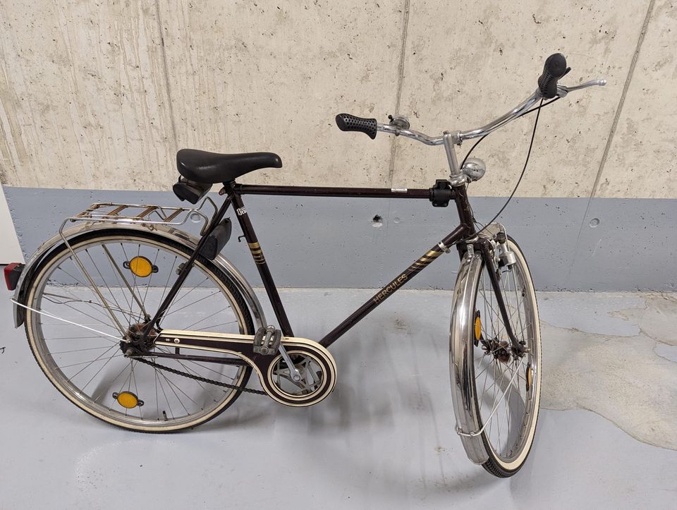 Hercules Fahrrad benutzt 28“ 3 Gang Schaltung Retro Style Braun in Frankfurt am Main