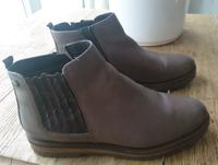 JANA Stiefelette Boots braun Leder Gr 42 Nordrhein-Westfalen - Hamm Vorschau