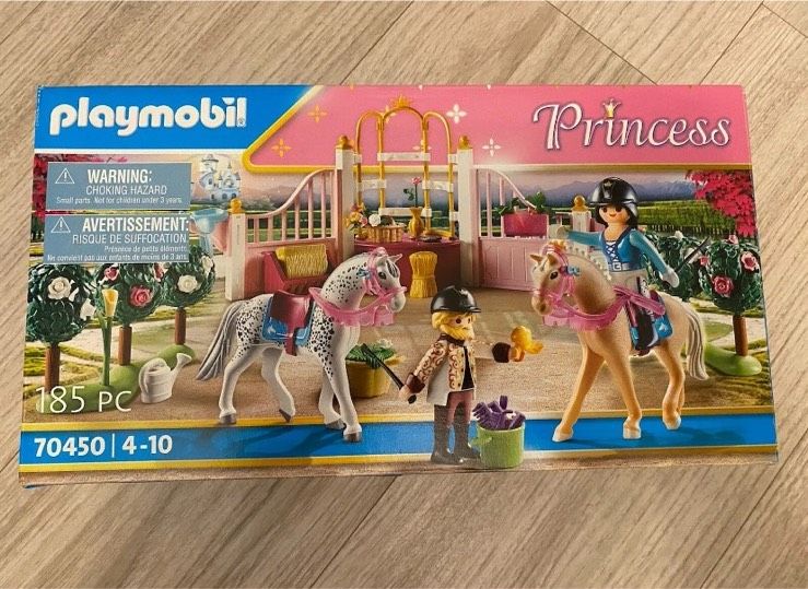 PLAYMOBIL Princess Reitunterricht im Pferdestall in Mainaschaff