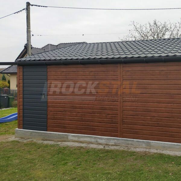 PREMIUM Blechgarage Fertiggarage 9x6m Lager Garage Sektionaltor in Wittgensdorf