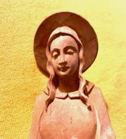 Mutter Gottes Figur, 20 cm helles Holz Bielefeld - Bielefeld (Innenstadt) Vorschau