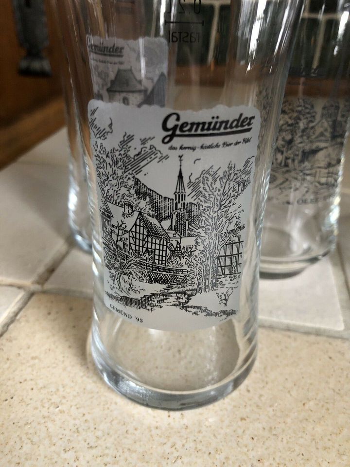 Biergläser Gemünder Bier in Bonn