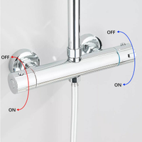 Thermostat Chrom Duschsystem Regendusche Duschset Duscharmatur Hessen - Ehringshausen Vorschau