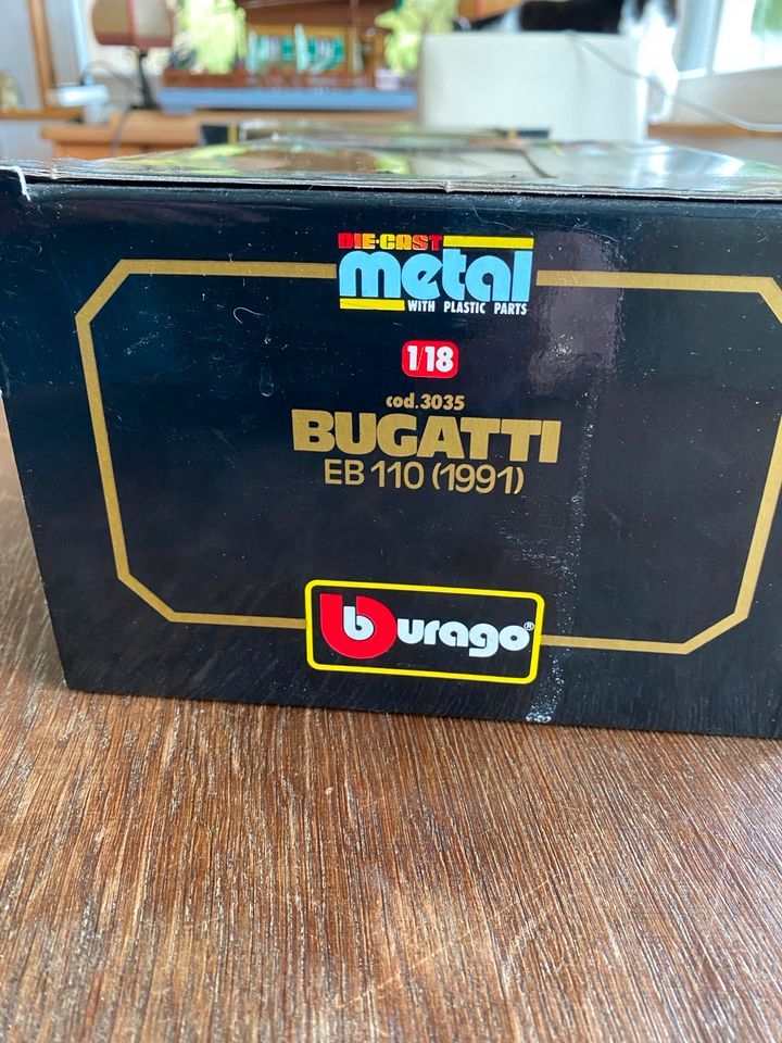 Burago Bugatti 1:18 in Aschau im Chiemgau