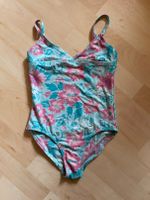 SCHIESSER Badeanzug 110/116 Bikini Aqua-Kleidung Mädchen Hibiskus Bayern - Jetzendorf Vorschau