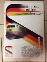 Eisenbahnposter 150 Jahre Deutsche Eisenbahn 1835 - 1985 Saarland - St. Wendel Vorschau