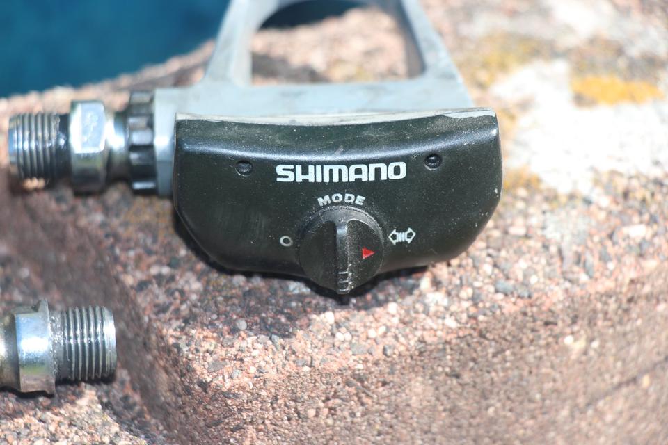 Shimano Click Pedale plus Rennradschuh schwarz, Gr. 43, Vintage in Gleichen