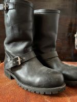 Stiefel von Rancho Gr42 echt Leder schwarz Thüringen - Sonneberg Vorschau