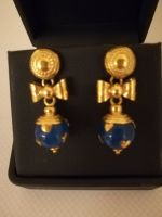 Gold 750 Ohrringe mit Sternsaphiren Nordrhein-Westfalen - Wesel Vorschau
