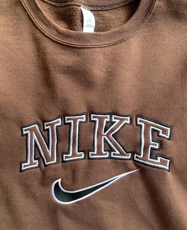 Nike Vintage Hoodie braun in Wiesbaden