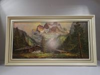 Bild auf Hartfaser,Berghof mit Dachsteingebirge Blumenthal - Farge Vorschau