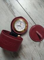 Kosmetik Schmuck Reise Etui rund bordeaux rot Taschenuhr Schatull Niedersachsen - Lengede Vorschau